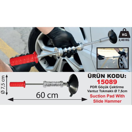 Vantuz Tokmaklı çap 7,5 cm 2,40 Kg
