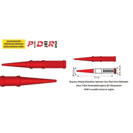 Pdr Boyasız Göçük Düzeltme Kalemi İz Noktası 1mm