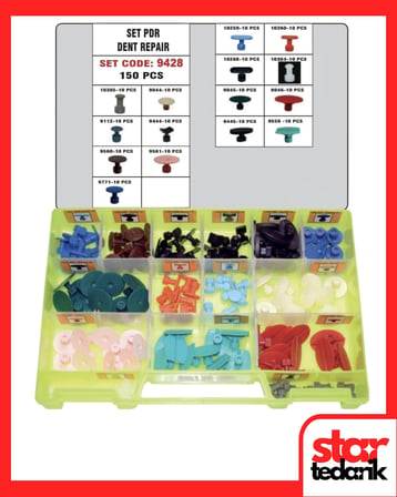 PDR Set Çanta Boyasız Göçük Düzeltme 150 Parça (10X15)