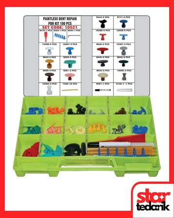 PDR Set Çanta Boyasız Göçük Düzeltme 17X5 100 Parça