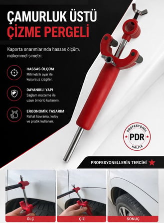 Pergel Çamurluk Üstü Çizme Aparatı