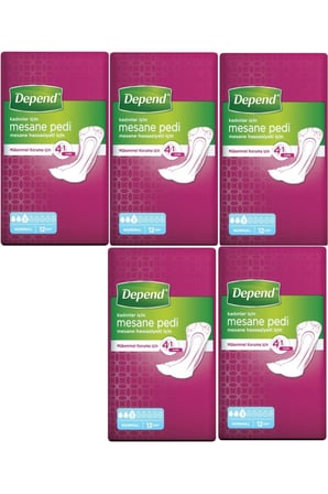MESANE PEDİ KADIN NORMAL 12 Lİ 5 PAKET