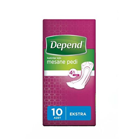 Depend Kadın Mesane Pedi Ekstra 10lu 1 Paket