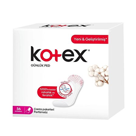 Kotex 56'lı Günlük Ped