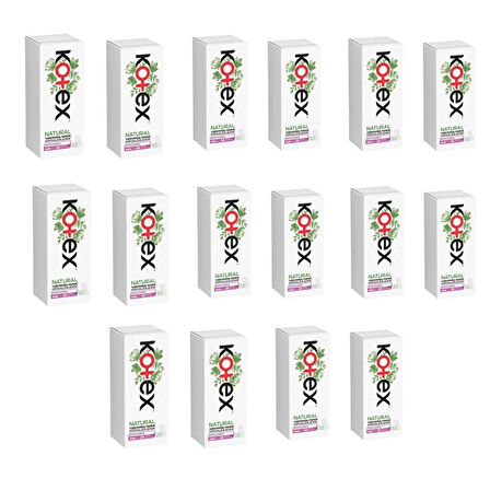 Kotex Natural Günlük Ped Normal 28 Li X 16 Paket