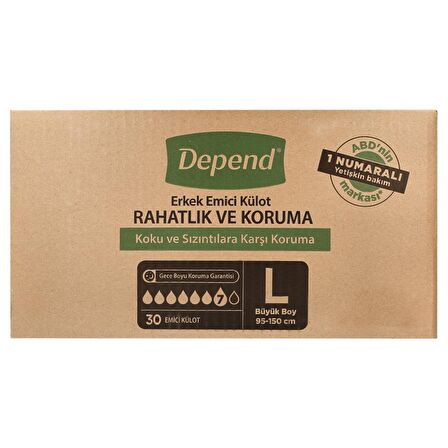 Depend Emici Külot 30'lu Erkek