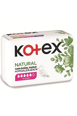 Kotex Natural Ultra Tekli Paket Normal 7'li