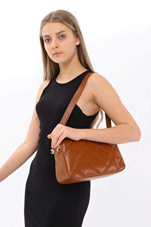 CACHAREL KADIN OMUZ ÇANTASI-C-070-TABA | undefined