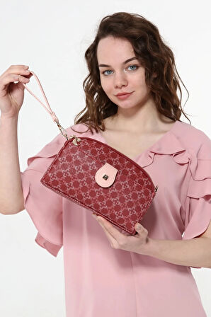 CACHAREL KADIN OMUZ ÇANTASI-C-075-BORDO | undefined