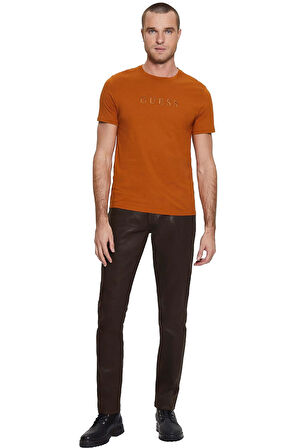 Erkek Klasik Pima T-Shirt - Tarçın | S