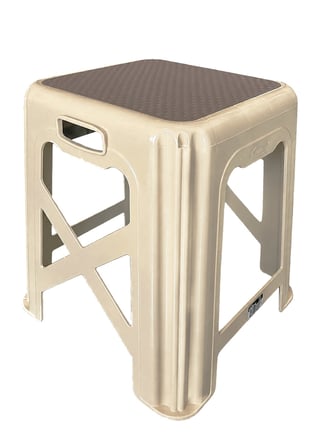 Evelux Modern Orta Boy Plastik Tabure 2 li