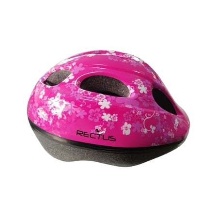 Rectus Kız Çocuk Kaskı Bisiklet-Paten Scooter Kullanımına Uygun Pembe Baş Çevresi 48-54 CM 