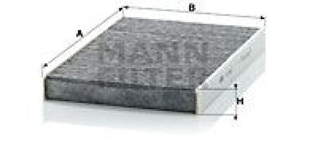 İveco Ticarı Polen Filtresi Daıly 2,3 3,0 IV V 06>14 Karbonlu - Mann Cuk2952