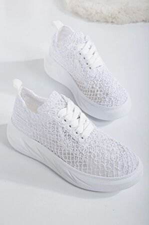 Dantel Detaylı Sneakers