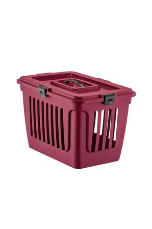Pribor Kedi Ve Köpek Lüks Taşıma Çantası Üstten Girişli 44 x 29 x 30 Cm Bordo