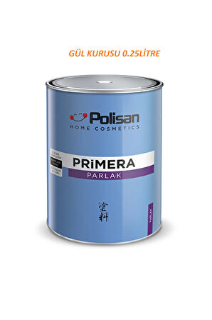 POLİSAN PRİMERA SENTETİK BOYA GÜL KURUSUN 0,25 LİTRE 1 ADET