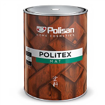 Polisan Politex Dekoratif Mat Ahşap Koruyucu Yeşil 0,75LT.