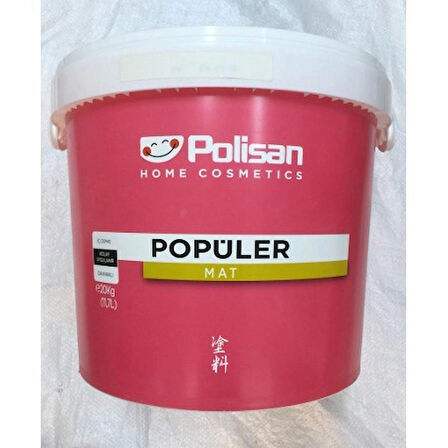 Polisan Popüler Mat Plastik Iç Cephe Boyası 20 KG