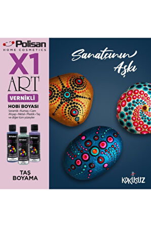 POLİSAN X1 HOBİ BOYASI 0012 ANTİK PEMBE 120 ML