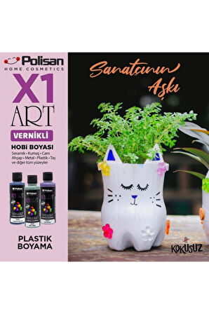 POLİSAN X1 HOBİ BOYASI 0012 ANTİK PEMBE 120 ML