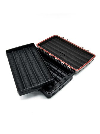 Parmida Gümüş Seyahat Tipi Humidor Puro Kutusu TR1417