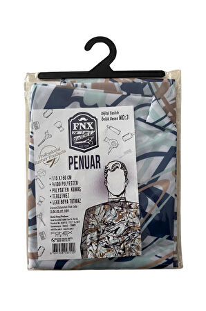 FNX Berber Önlük Kesim Penuarı 115x150 Cm Dijital Baskı Nu:3