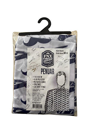 FNX Berber Önlük Kesim Penuarı 115x150 Cm Dijital Baskı Nu:6