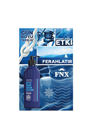 FNX After Shave Tıraş Sonrası Krem Kolonya 400 Ml Okaliptus Mavi