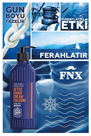 FNX After Shave Tıraş Sonrası Krem Kolonya 400 Ml Mandalin Turuncu
