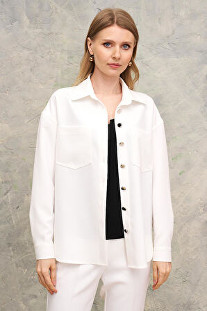 Polo Yaka-Cep Detaylı, Ceket