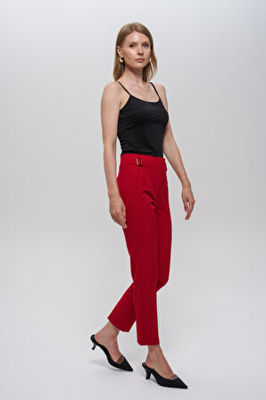 Tokalı-Ön-Arka Çift Pens Detaylı, Pantolon