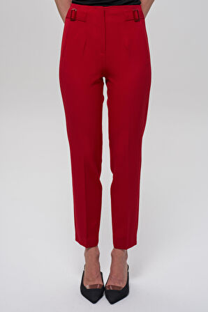 Tokalı-Ön-Arka Çift Pens Detaylı, Pantolon