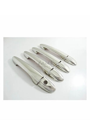 Mazda 2 Uyumlu Krom Kapı Kolu 4 Kapı 2007 Üzeri P. Çelik