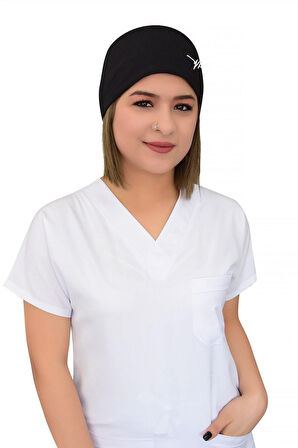 Siyah Kalp Ritim İşlemeli Cerrahi Bone B50
