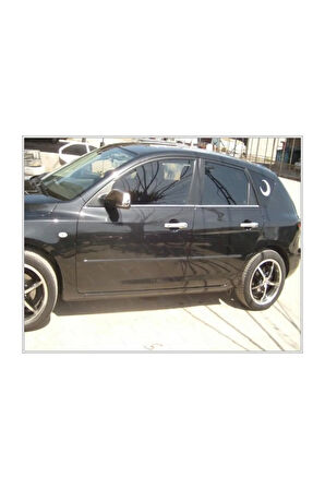 Mazda 3 Krom Cam Çıtası 4 Prç. 2003-2009 P. Çelik (HB)