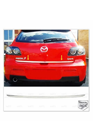 Mazda 3 Hb Krom Bagaj Alt Çıtası 2003-2009 Arası P.çelik