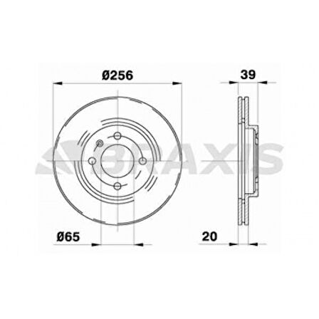 Vag On Fren Aynası Havalı Golf II 1,8gti 16v Golf III / Polo Classıc 1,6 1,9td 91 98 Passat 1,8 16v - Braxıs Ae0041