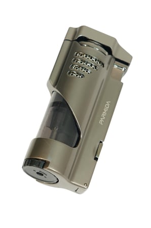 Parmida 3 Torch Pürmüz Delicili Gunmetal Metal Puro Çakmağı - TR9485
