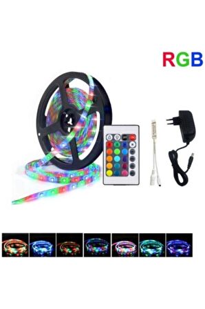 Cata Ct-4557 Rgb Şerit Led Seti ( Rgb Kumanda +5 Mt Rgb Led 3 Renk + Trafo )