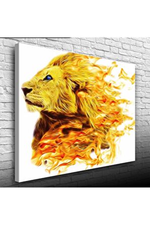 Aslan Kral Canvas Tablo (50x70)