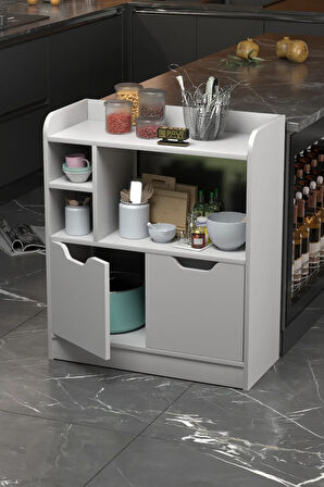 Çok Amaçlı Fırın Dolabı Beyaz