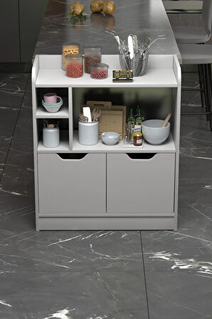 Çok Amaçlı Fırın Dolabı Beyaz