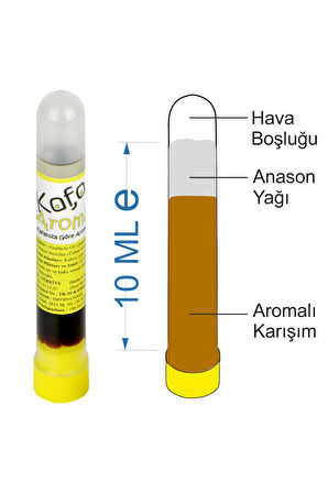 Altın Seri Anason Yağı Hazır Karışım Rakı Kiti 10 ML X 10 Adet