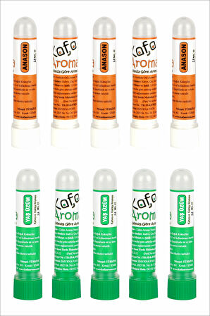 Saf Anason Yağı 5 Adet + Yaş Üzüm Aroması 5 Adet 2.8 ML