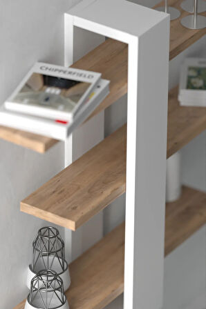 3 Raflı Dekoratif Duvar Rafı