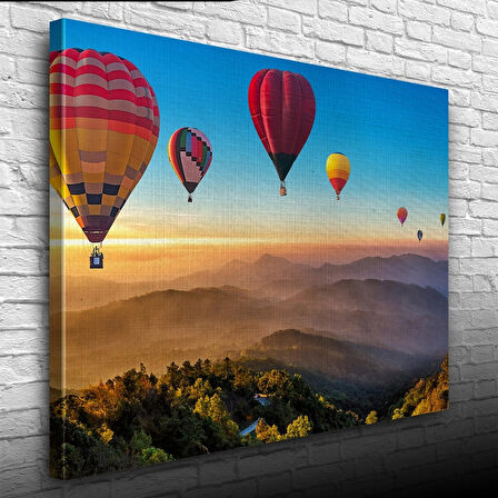 Sıcak Hava Balonları Kanvas Tablo 50 x 70