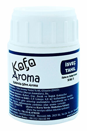  İsveç Tahıl Aroması Hazır Karışım Votka Kiti 50 ML