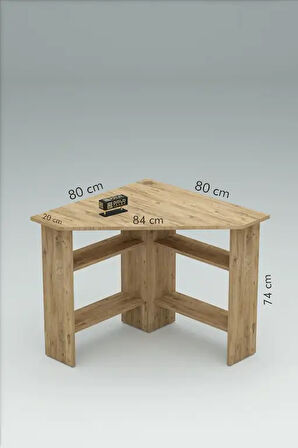 Köşe Çalışma Masası Atlantik Çam