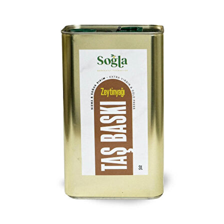 Taş Baskı Zeytinyağı 3L