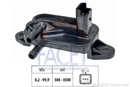İveco Ticarı Dpf Basınc Sensoru Daıly IV V VI 06> Ducato Boxer Jumper 06> Karsan Jest J10> F1a F1c - Facet 10.3316